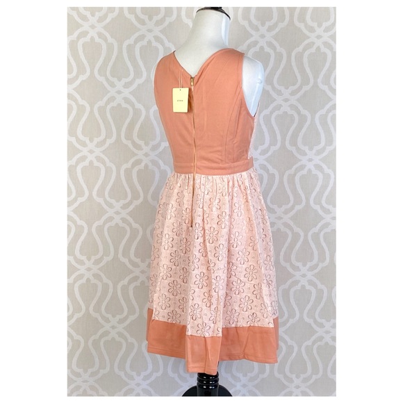 Marilyn Retro Blush Spring Dress - Picture 6 of 8